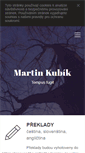 Mobile Screenshot of martinkubik.eu